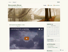 Tablet Screenshot of begoorte.wordpress.com