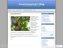 Tablet Screenshot of incucinaconme.wordpress.com