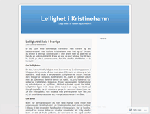 Tablet Screenshot of kristinehamn.wordpress.com