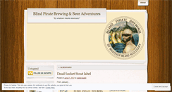 Desktop Screenshot of blindpiratebrewing.wordpress.com