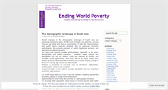 Desktop Screenshot of povertyblog.wordpress.com