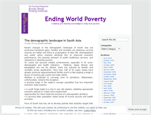 Tablet Screenshot of povertyblog.wordpress.com