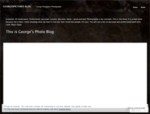 Tablet Screenshot of georgespictures.wordpress.com