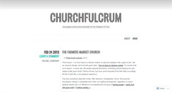 Desktop Screenshot of churchfulcrum.wordpress.com