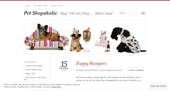 Desktop Screenshot of petshopaholic.wordpress.com