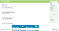 Desktop Screenshot of leonbaham.wordpress.com