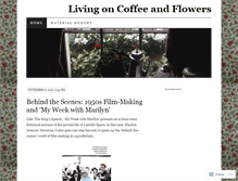 Tablet Screenshot of coffeeandflowers.wordpress.com