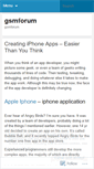 Mobile Screenshot of iphoneappspoint.wordpress.com