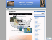 Tablet Screenshot of biblicalprophesy.wordpress.com