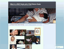 Tablet Screenshot of littleheartsdoula.wordpress.com