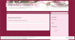 Desktop Screenshot of himmeltinden.wordpress.com