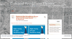 Desktop Screenshot of pinterestthemes.wordpress.com