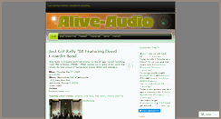 Desktop Screenshot of aliveaudio.wordpress.com