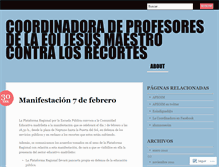 Tablet Screenshot of coordinadoradeprofesoreseoijesusmaestro.wordpress.com