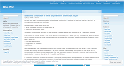 Desktop Screenshot of bluewar.wordpress.com