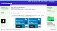 Desktop Screenshot of greenday26.wordpress.com