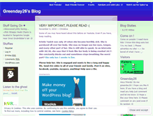 Tablet Screenshot of greenday26.wordpress.com