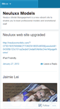 Mobile Screenshot of neuluxxmodels.wordpress.com