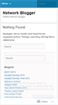Mobile Screenshot of networkbloggergotonumber1.wordpress.com