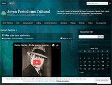 Tablet Screenshot of jovenperiodismo.wordpress.com