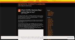 Desktop Screenshot of kendrickimports.wordpress.com