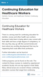 Mobile Screenshot of continuingeducationhealthcare.wordpress.com