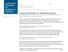 Tablet Screenshot of continuingeducationhealthcare.wordpress.com