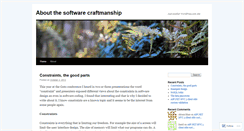 Desktop Screenshot of craftingsoft.wordpress.com