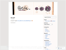 Tablet Screenshot of petitme.wordpress.com