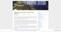 Desktop Screenshot of linuxaudiolive.wordpress.com