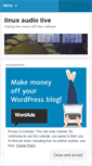 Mobile Screenshot of linuxaudiolive.wordpress.com