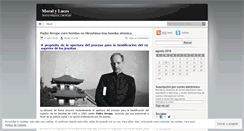 Desktop Screenshot of moralyluces.wordpress.com