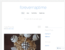 Tablet Screenshot of forevernaptime.wordpress.com