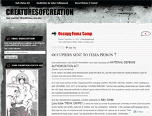 Tablet Screenshot of creaturesofcreation.wordpress.com