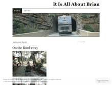 Tablet Screenshot of itisallaboutbrian.wordpress.com