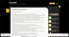 Desktop Screenshot of claudiava.wordpress.com
