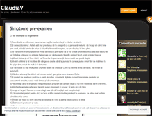 Tablet Screenshot of claudiava.wordpress.com