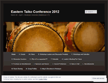 Tablet Screenshot of easterntaiko2012.wordpress.com