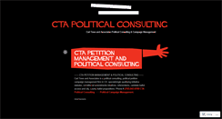 Desktop Screenshot of ctapoliticalconsulting.wordpress.com