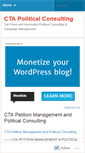 Mobile Screenshot of ctapoliticalconsulting.wordpress.com