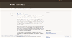 Desktop Screenshot of mentalsunshineblog.wordpress.com