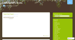 Desktop Screenshot of cmcaroline.wordpress.com