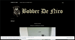 Desktop Screenshot of bobberdeniro.wordpress.com