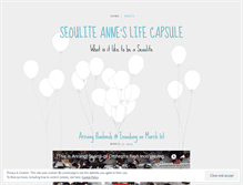 Tablet Screenshot of lifecapsule.wordpress.com