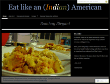 Tablet Screenshot of eatlikeanamerican.wordpress.com