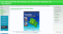 Desktop Screenshot of jovensorcol.wordpress.com