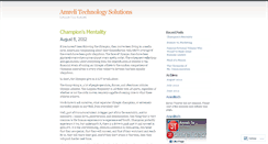 Desktop Screenshot of amrelitech.wordpress.com