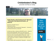 Tablet Screenshot of cristianbutaru.wordpress.com