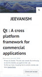 Mobile Screenshot of jeevanism.wordpress.com