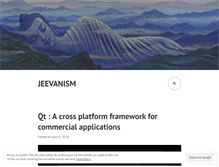 Tablet Screenshot of jeevanism.wordpress.com